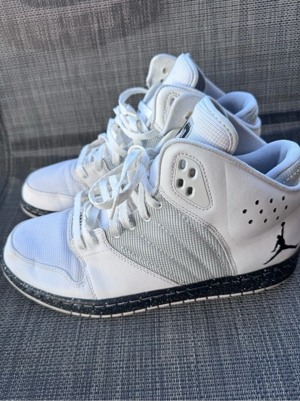 Size 11- Jordan 1 Flight 4 Premium White -Black 23 , 838818-100 1